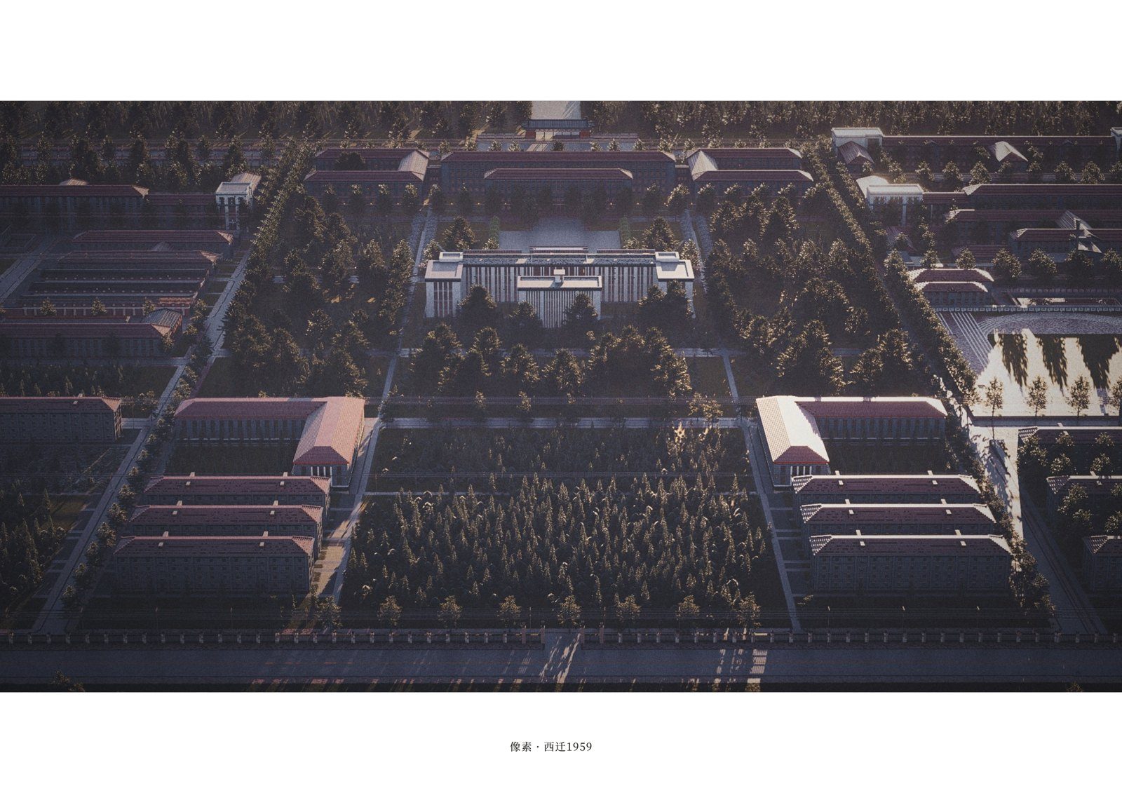 Pixel Westward — campus aerial 1