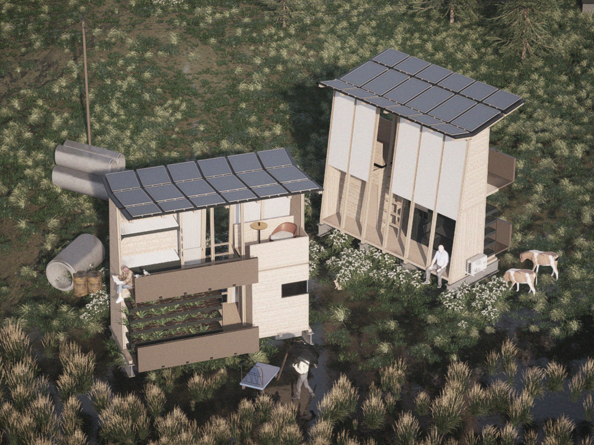 Tiny House — overview render